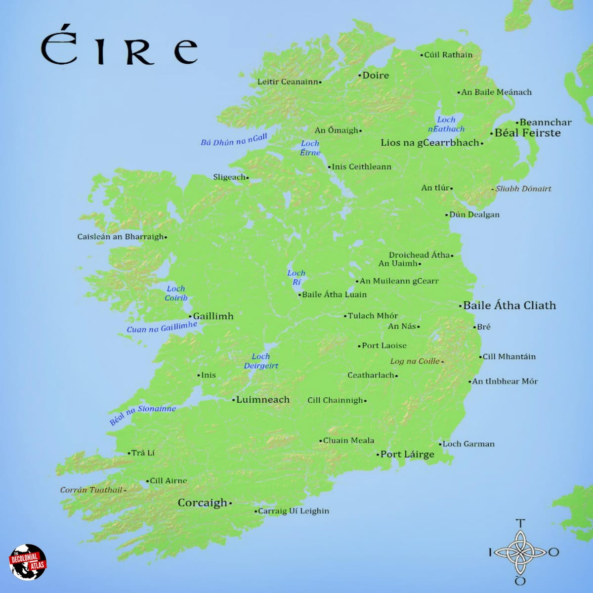 карта эйре
