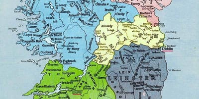 Карту мегалітіческіх Ірландыя 