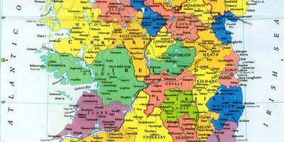 Вялікая насценная карта Ірландыі